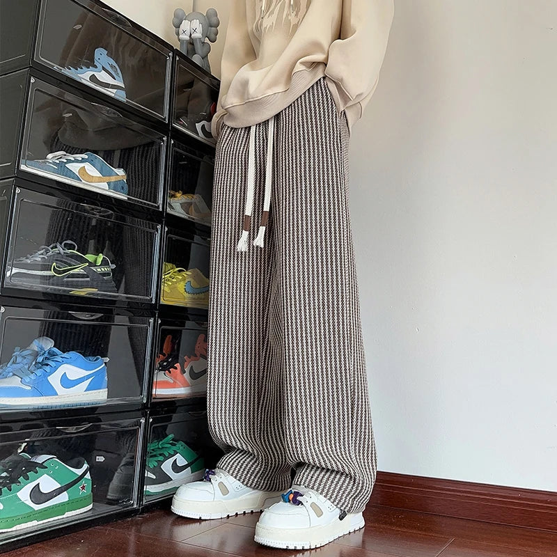 Sutton Herringbone Brede-Pantalon