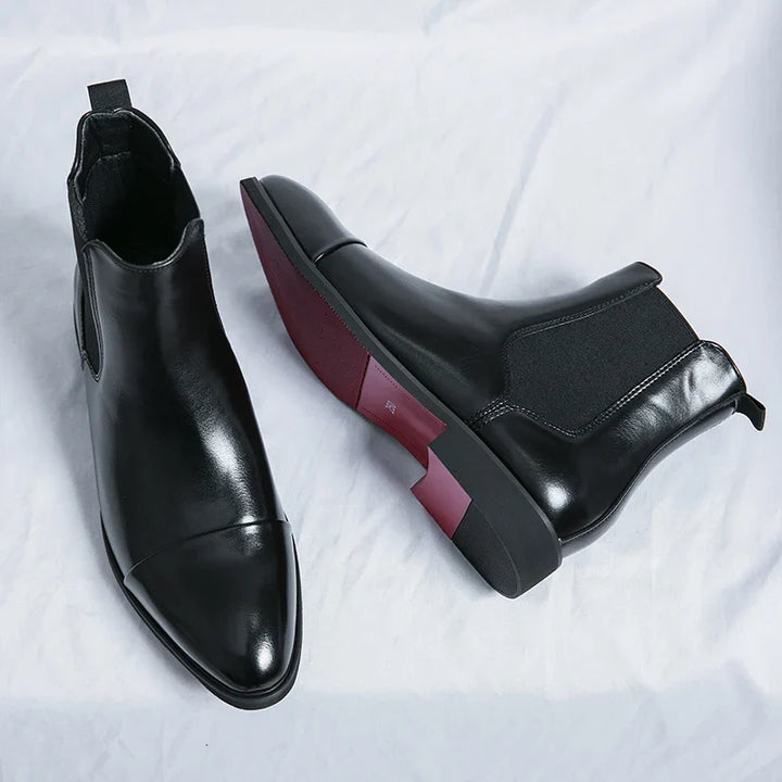 Belucio Leren Chelsea Boots