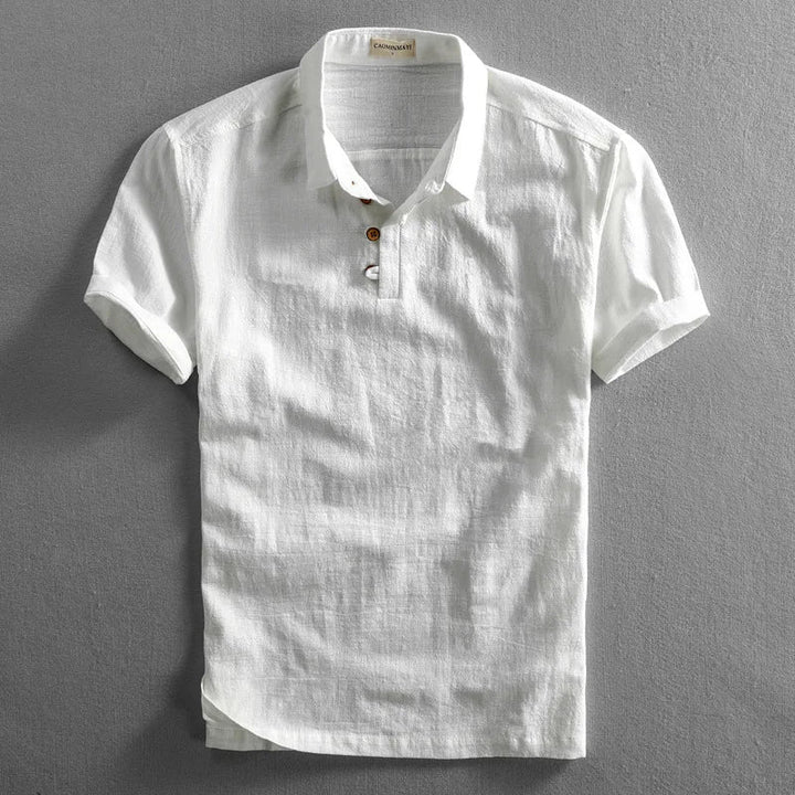 Haru Katoenen Linnen Polo