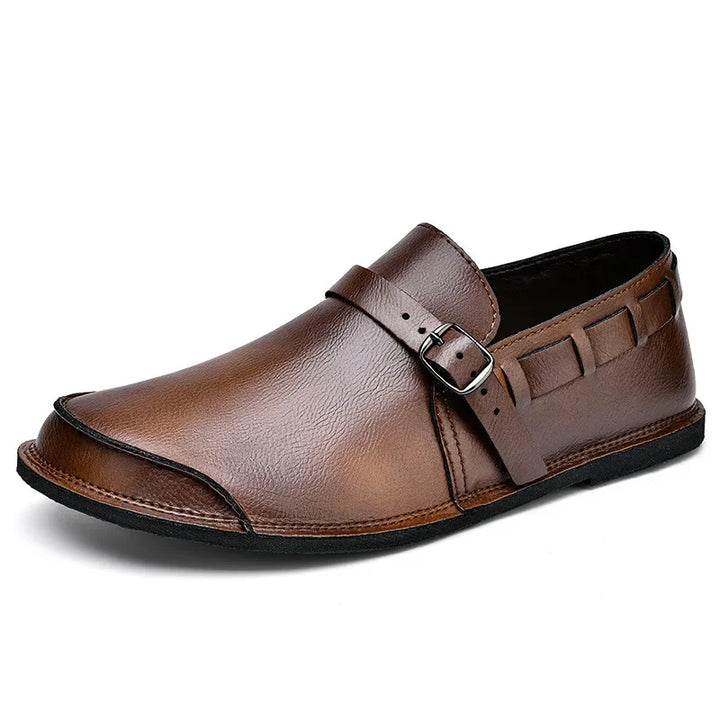 Lorenzo Vitale Gespschoenen van Leer