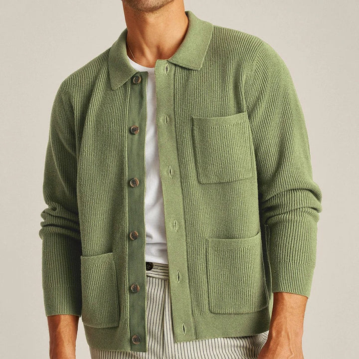 Evergreen Luxe Gebreide Cardigan
