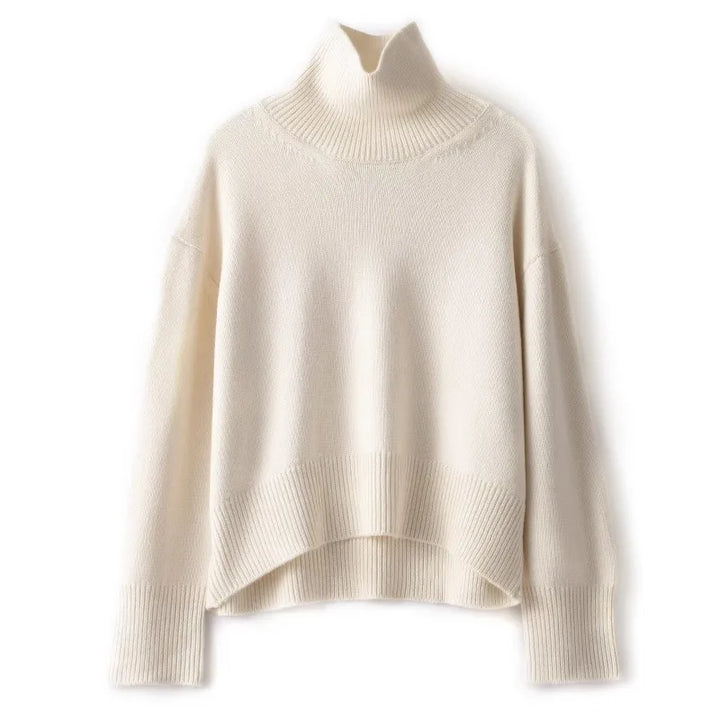 Elena - Pure Kasjmier Turtleneck Trui