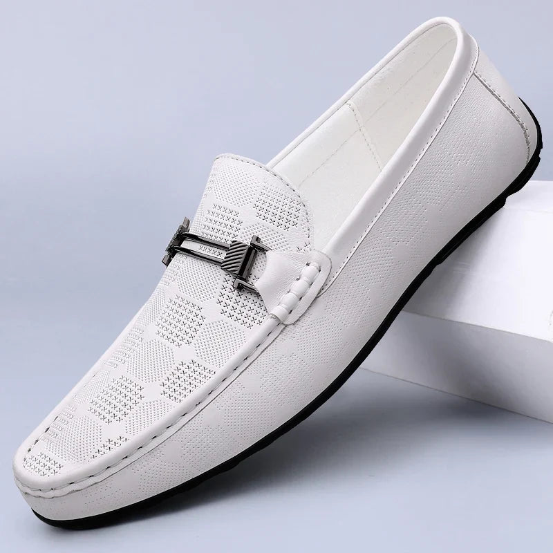 Giorgio Italiaanse Echte Leren Loafer