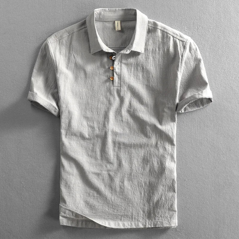 Haru Katoenen Linnen Polo