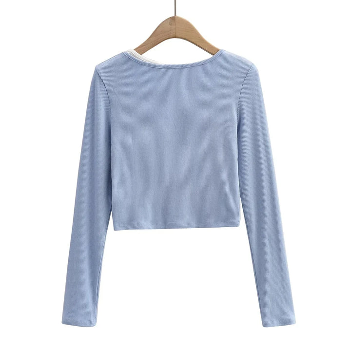 Evelyn Grace June Gelaagde Shirt