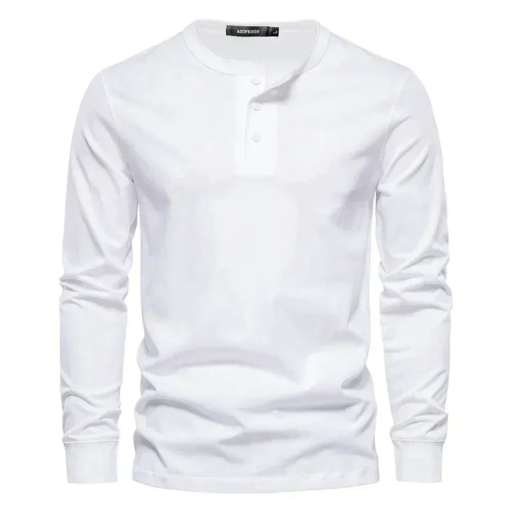 Brandon | Heren Lange Mouwen Shirt met Knopen