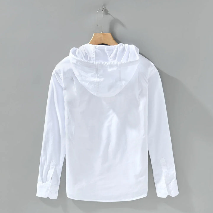 Leandro Katoenen Lange Mouwen Shirt