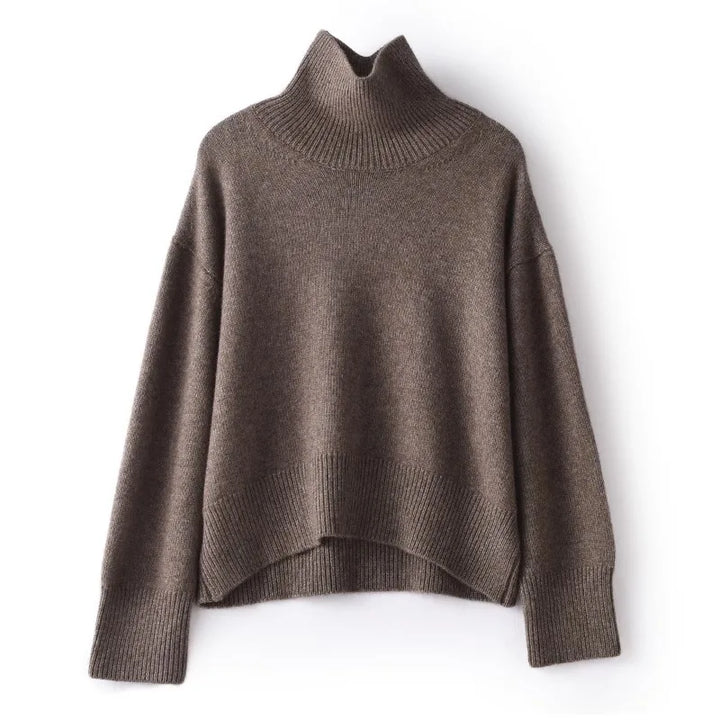 Elena - Pure Kasjmier Turtleneck Trui