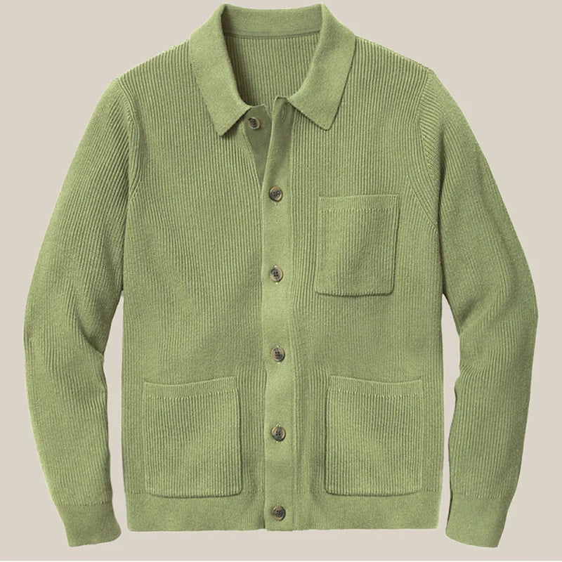 Evergreen Luxe Gebreide Cardigan