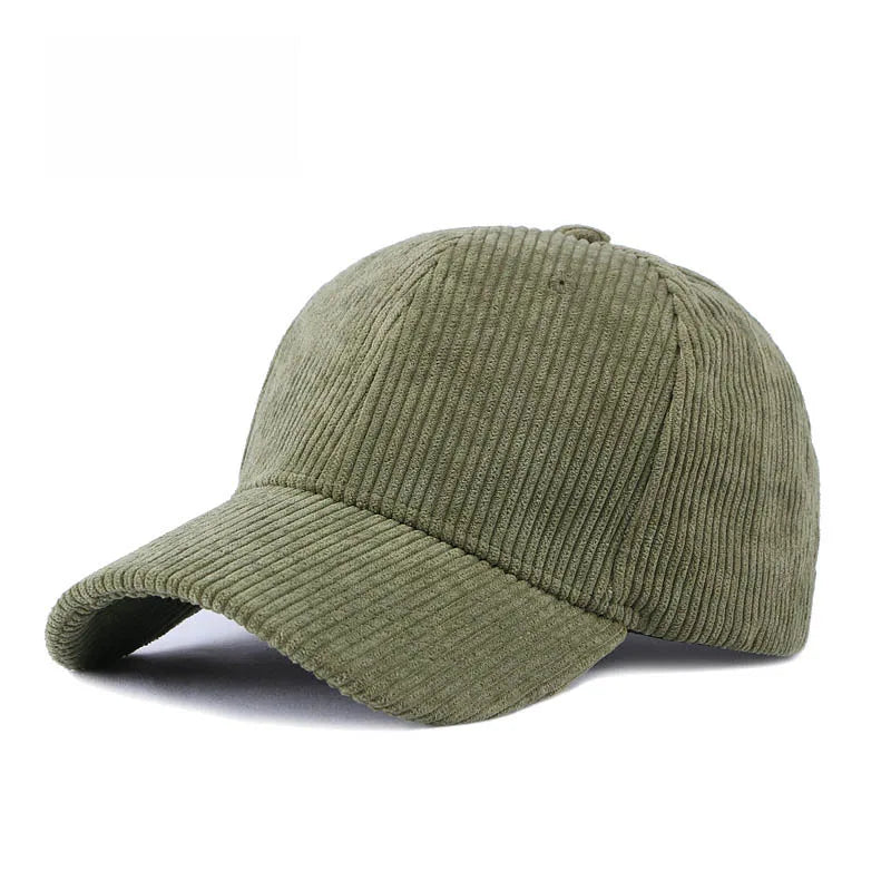 Verstelbare Unisex Katoenen Corduroy Hoed