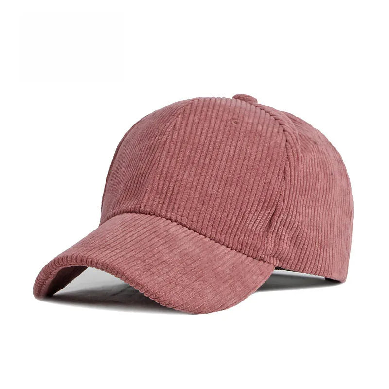 Verstelbare Unisex Katoenen Corduroy Hoed