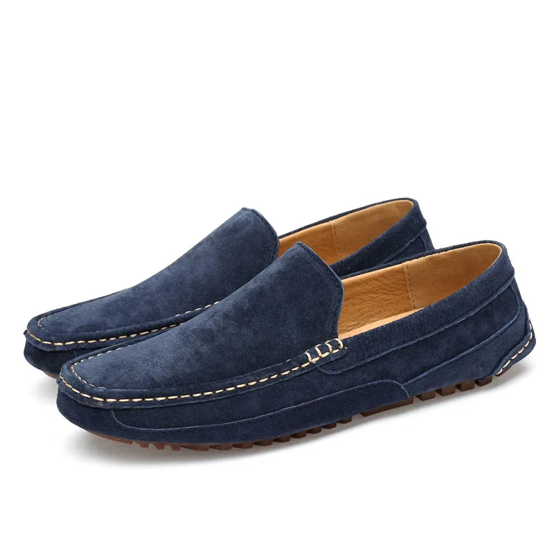Leandro Italiaanse 100% Echte Suède Loafers