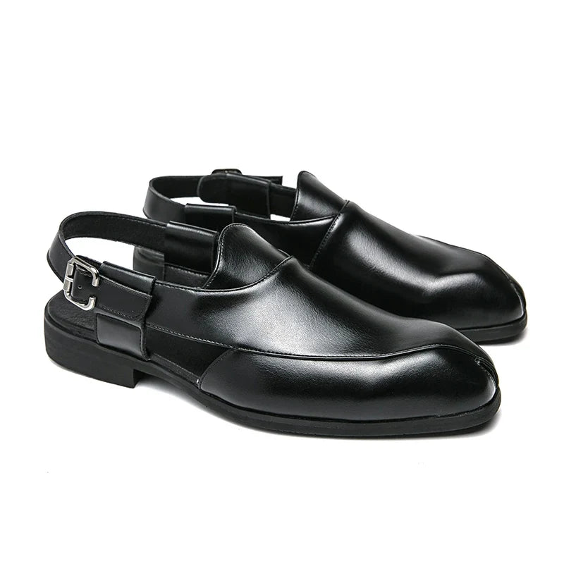Fairford Leren Cutout Loafers