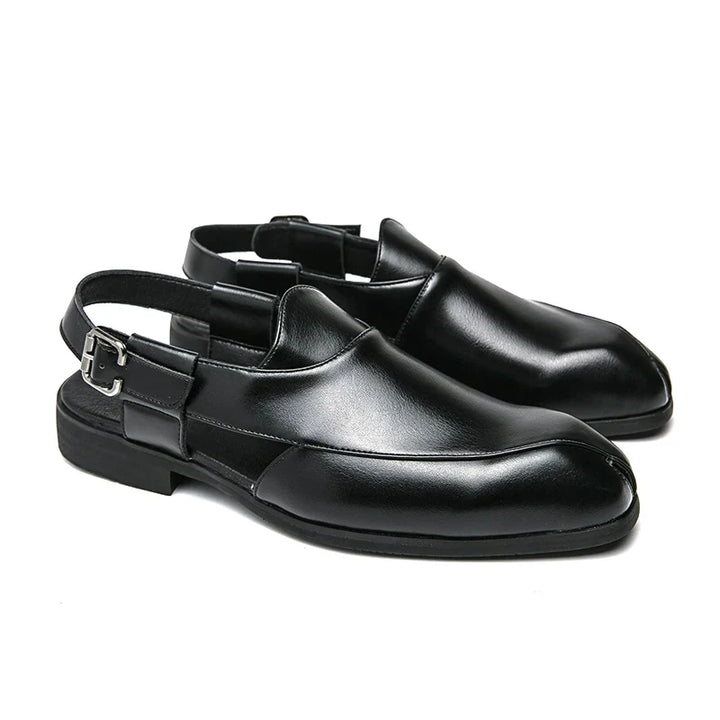 Fairford Leren Cutout Loafers