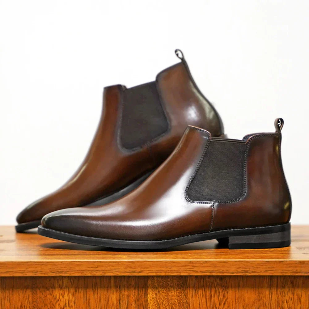 Dyon™ Luxe Glanzende Chelsea Boots
