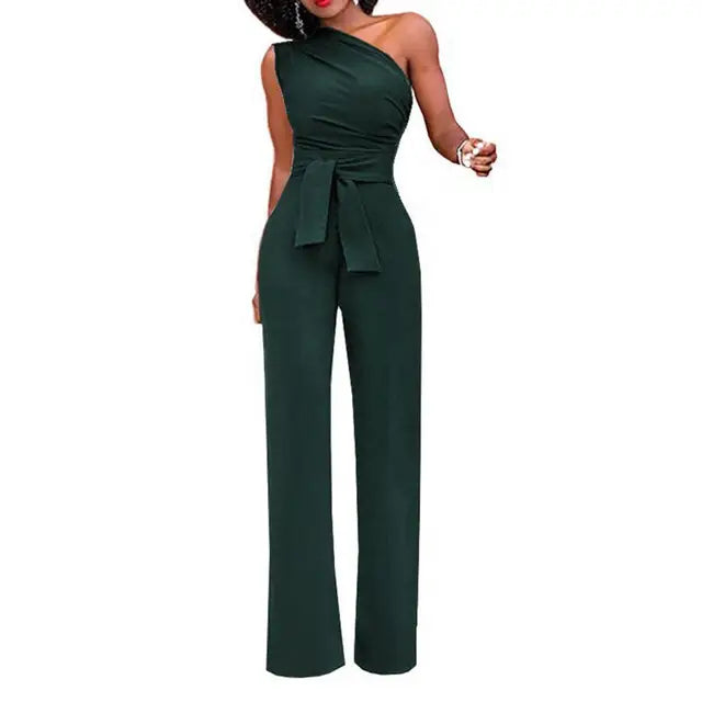 Jumpsuit met Één Schouder voor Dames