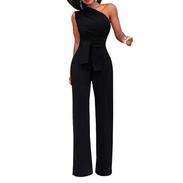 Jumpsuit met Één Schouder voor Dames