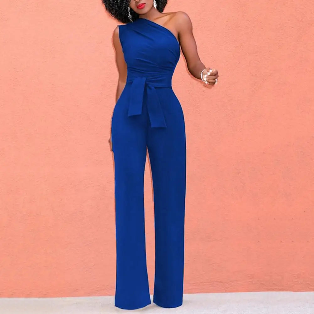Jumpsuit met Één Schouder voor Dames