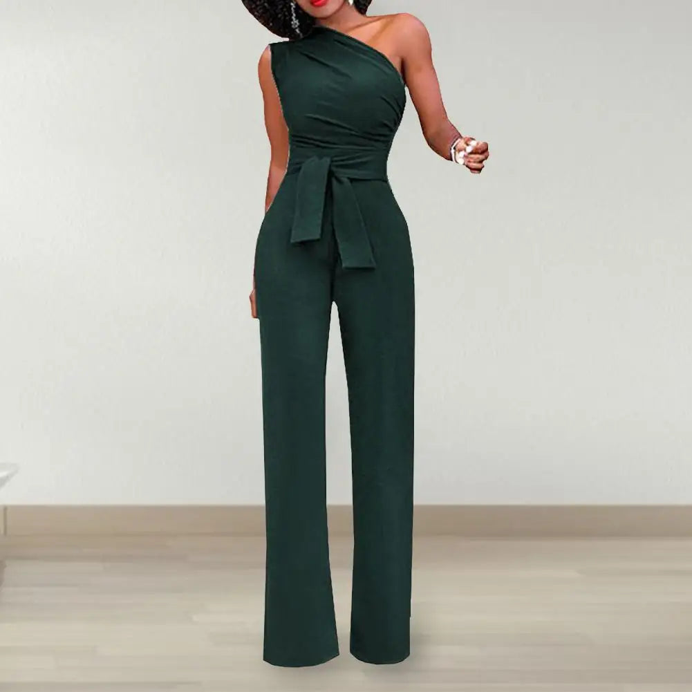 Jumpsuit met Één Schouder voor Dames