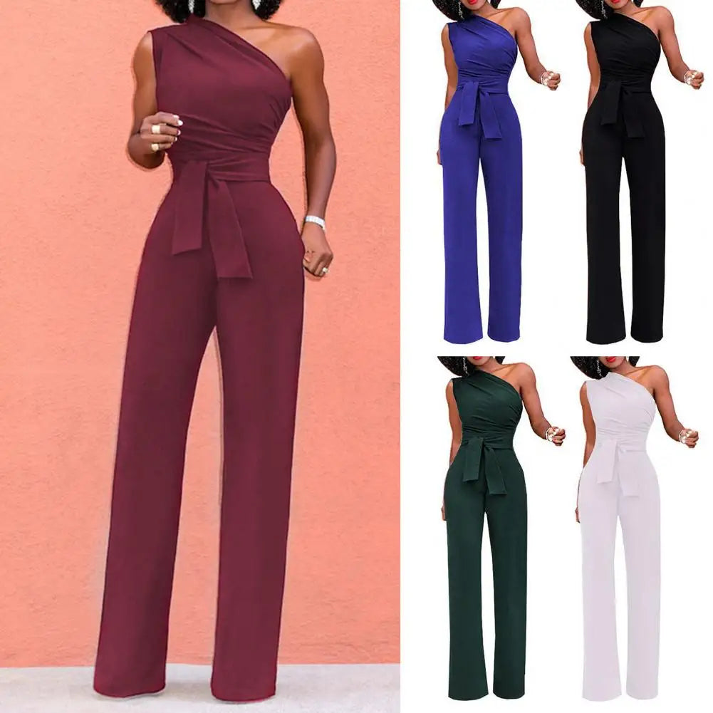 Jumpsuit met Één Schouder voor Dames