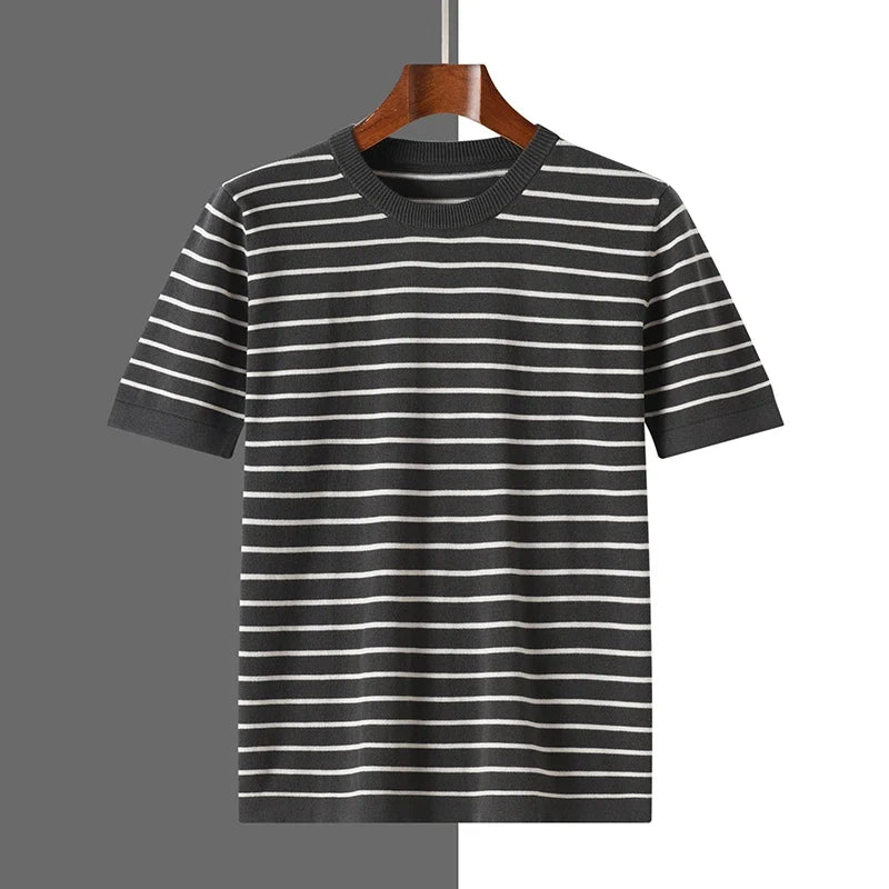 Haru Katoen Gestreepte Shirt