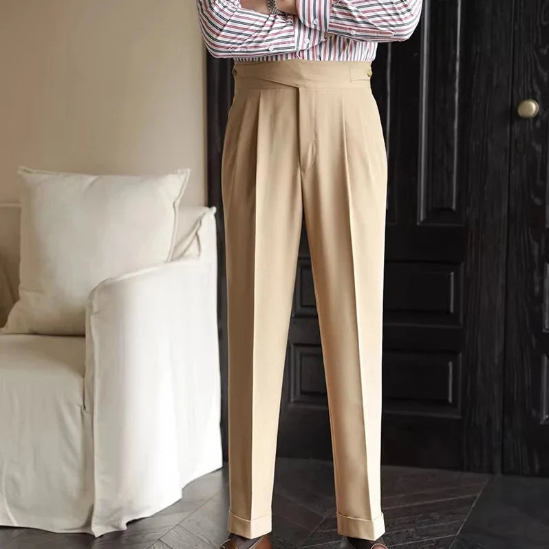 Ashton Geplooide Broek
