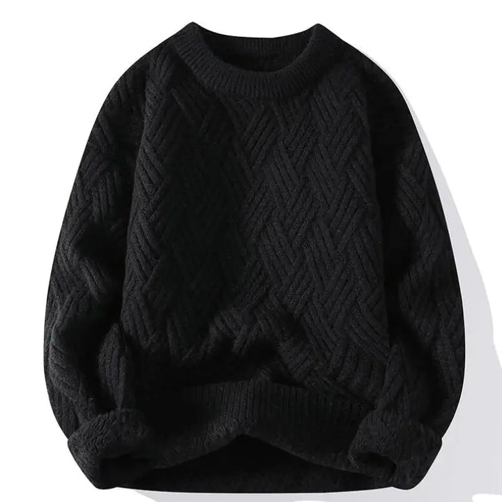 Kellen Geruite Crew Neck Trui