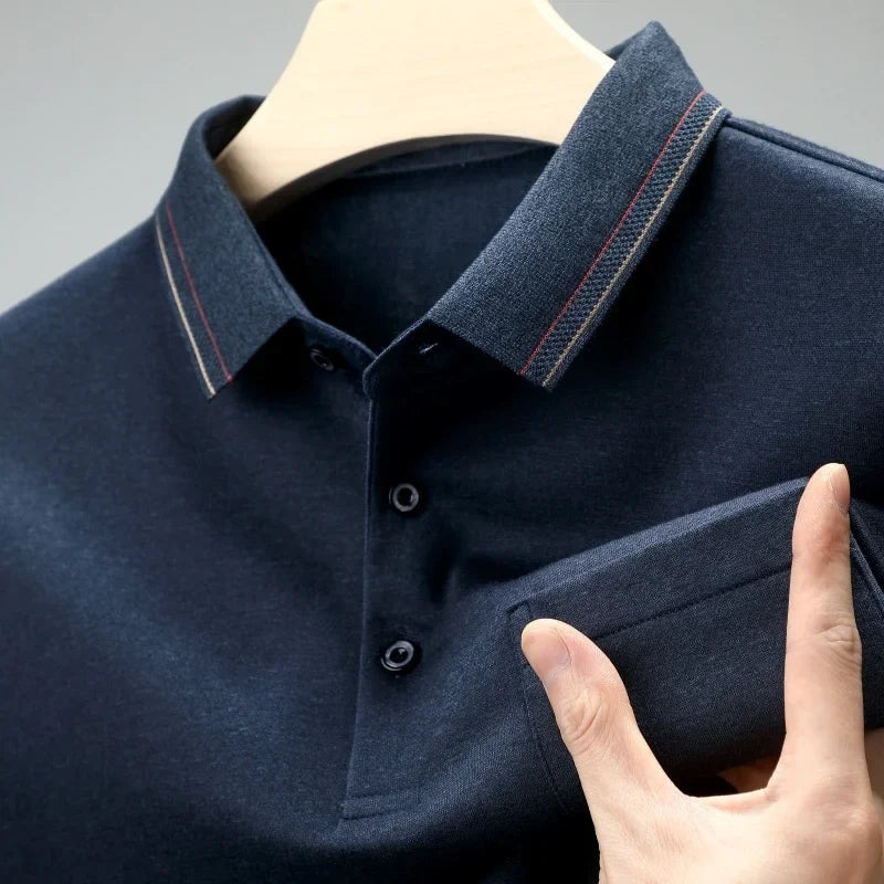 Adriano Lange Mouwen Polo Shirt