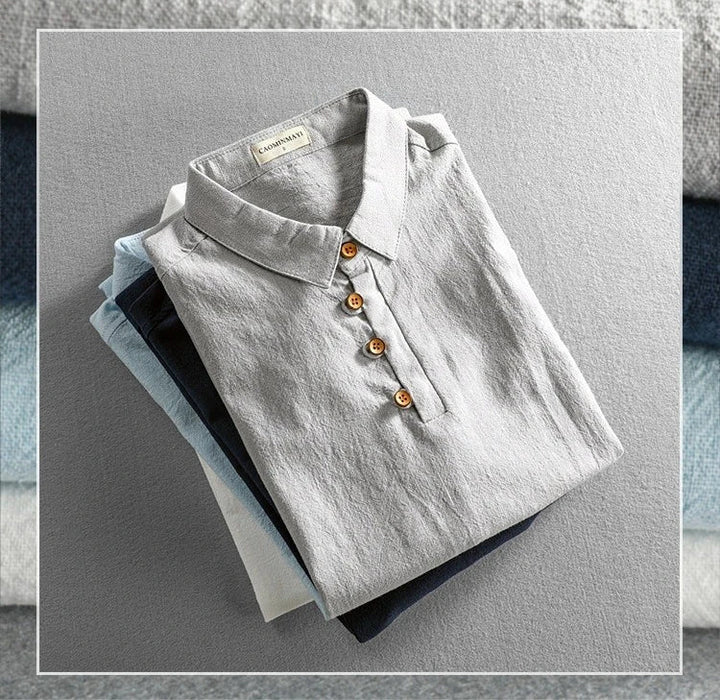 Haru Katoenen Linnen Polo