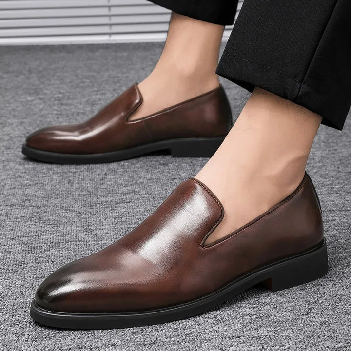 Rosso Leren Loafer
