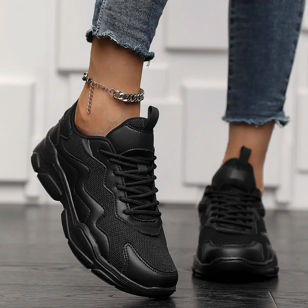 Koya | Trendy Casual Sneakers met Kleurblok
