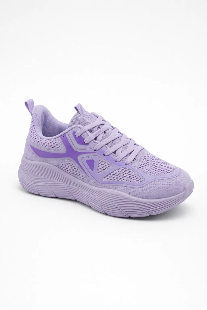 Lichtgewicht Sneakers met Ademend Mesh en Demping