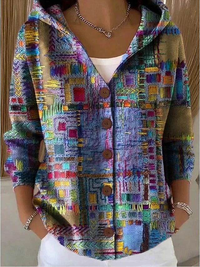 Jenna | Elegante Knop Hoodie Trui
