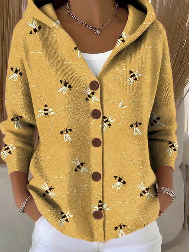 Jenna | Elegante Knop Hoodie Trui