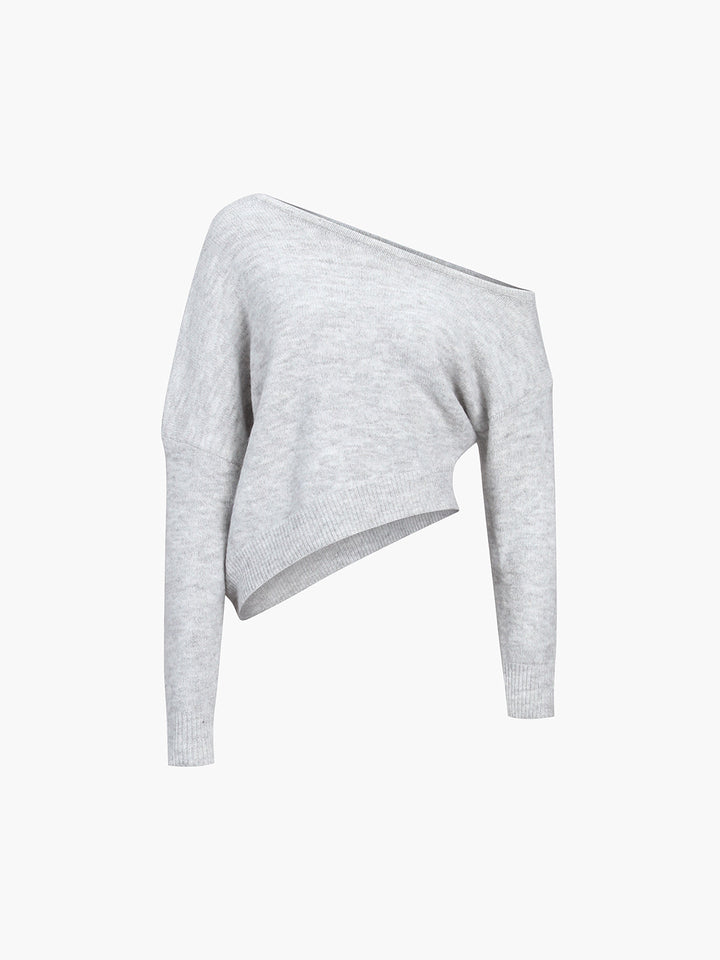 Jivani |  Asymmetrische Dames Trui - Comfy, Casual