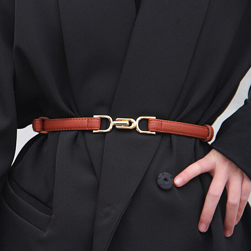 Lorrie | Verstelbare Dames Riem - PU-leer met Goudkleurige Gesp