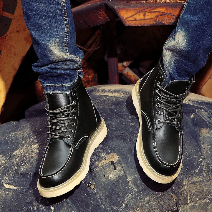 Derk™ Casual Leren Herenboots