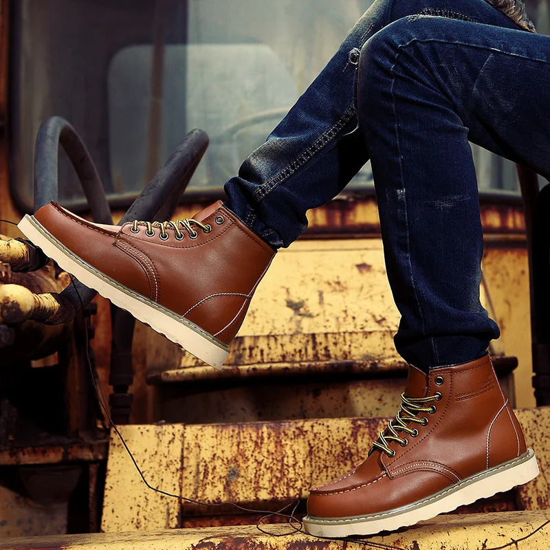 Derk™ Casual Leren Herenboots