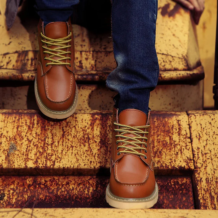 Derk™ Casual Leren Herenboots