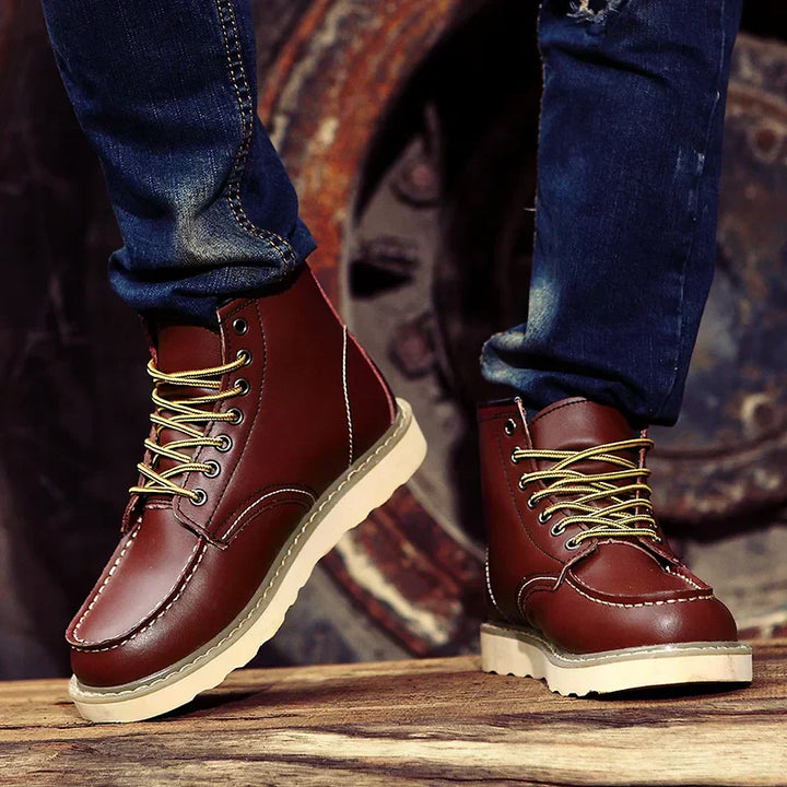 Derk™ Casual Leren Herenboots