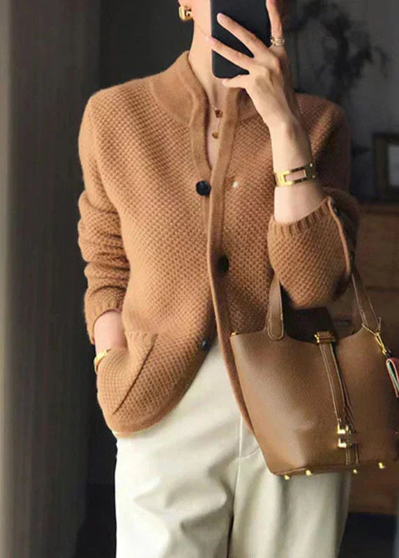 MICHELLE – DE GEZELLIGE TEXTUUR GEHAKTE CARDIGAN