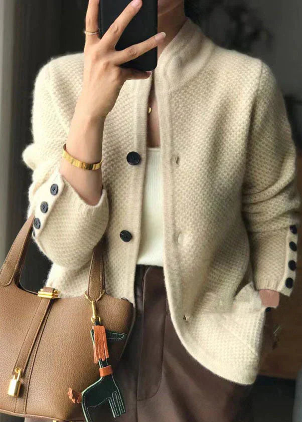 MICHELLE – DE GEZELLIGE TEXTUUR GEHAKTE CARDIGAN