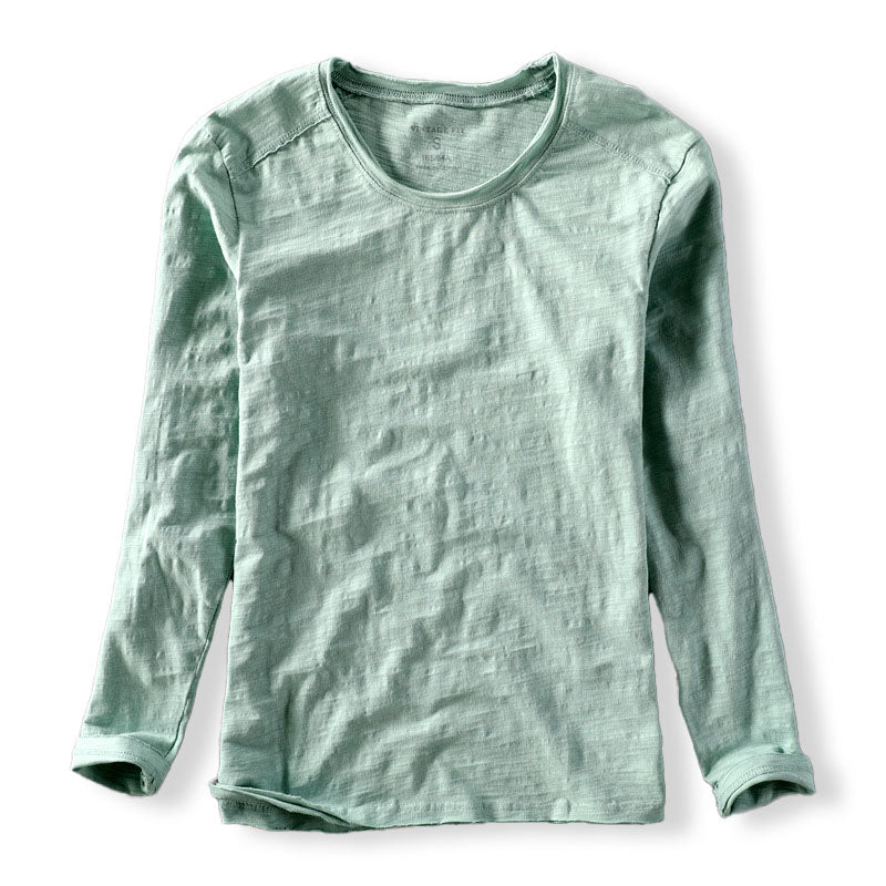 Toshiro Katoenen Langemouwen Shirt