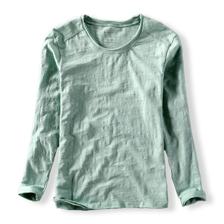 Toshiro Katoenen Langemouwen Shirt