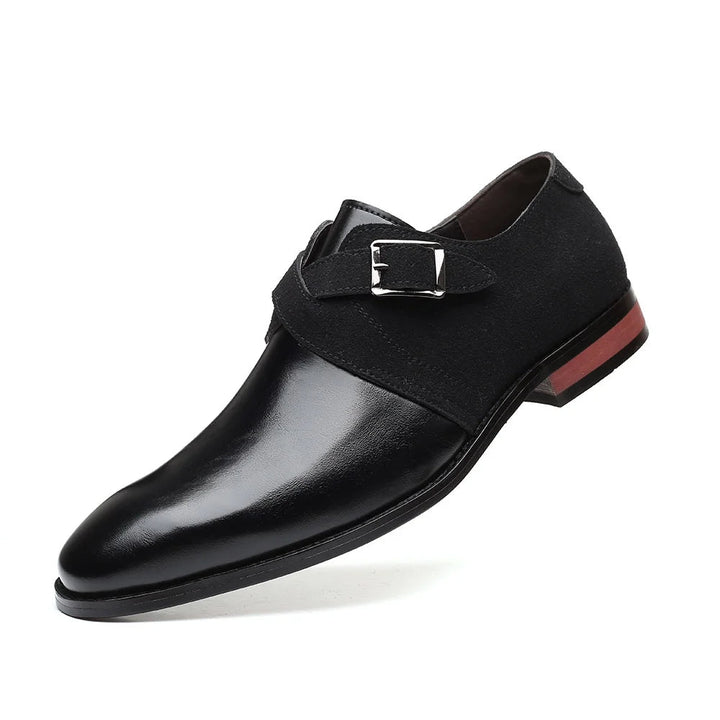 Heren Gespschoenen Luxe Leer Klassiek Elegant