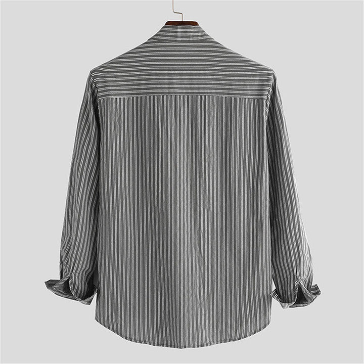 Edward Carter Regular Fit Katoenen Linnen Shirt