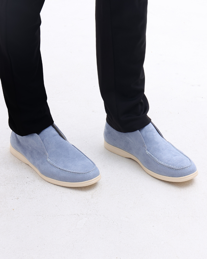 Mason | Slip On Mid Cut Heren Suède Loafer