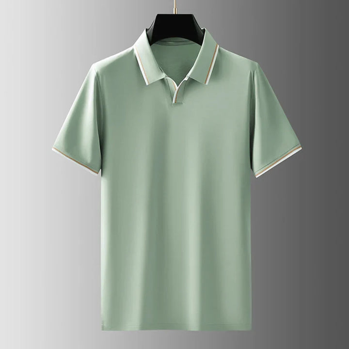 Vincenzo Prestige Zijde Polo Shirt