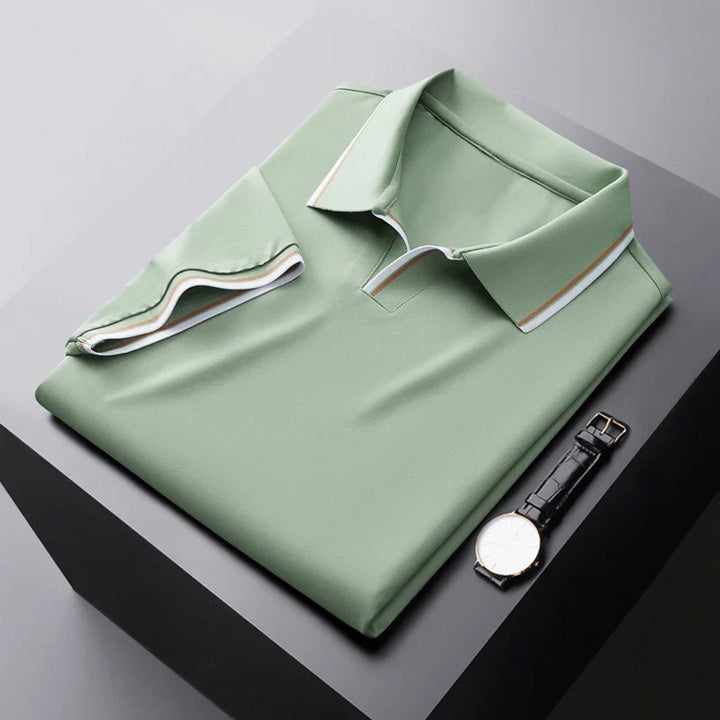 Vincenzo Prestige Zijde Polo Shirt