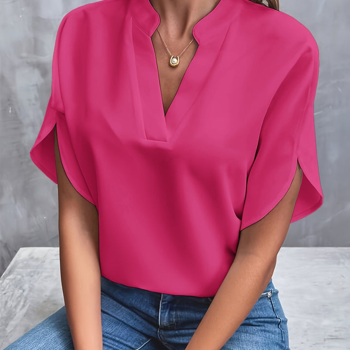Lichtgewicht V Hals Blouse voor Dames